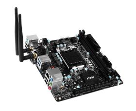 H170IPROAC MSI Socket LGA 1151 Intel H170 Chipset 6th Generation Core i7 / i5 / i3 / Pentium / Celeron Processors Support DDR4 2x DIMM 4x SATA 6.0Gb/s Mini-ITX Motherboard (Refurbished)