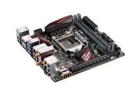 90MB0MQ0-M0EAY0 ASUS Z170I PRO GAMING Socket LGA 1151 Intel Z170 Chipset Core i7 / i5 / i3 / Pentium / Celeron Processors Support DDR4 2x DIMM 2x SATA 6.0Gb/s Mini ITX Motherboard (Refurbished)