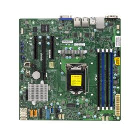 MBD-X11SSL-F-B SuperMicro X11SSL-F Socket LGA 1151 Intel C232 Chipset Intel Xeon E3-1200 v6/v5 7th Generation Core i3/ Pentium / Celeron Processors Support DDR4 4x DIMM 6x SATA 3.0Gb/s Micro-ATX Server Motherboard (Refurbished)