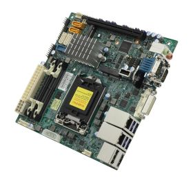 MBX11SSV SuperMicro X11SSV-Q Socket LGA 1151 Intel Q170 Express Chipset Core i3 / i5 / i7 6th/7th Generation Pentium / Celeron Processors Support DDR4 2x DIMM 5x SATA3 6.0Gb/s Mini-ITX Motherboard (Refurbished)