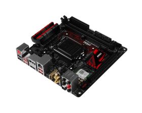 7980-001R MSI Z170I GAMING PRO AC Socket LGA 1151 Intel Z170 Express Chipset 6th Generation Core i7 / i5 / i3 / Pentium / Celeron Processors Support DDR4 2x DIMM 4x SATA 6.0Gb/s Mini-ITX Motherboard (Refurbished)