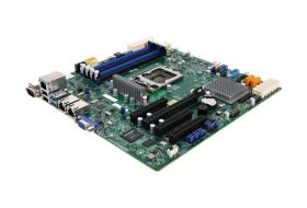X11SSM SuperMicro Socket LGA 1151 Intel C236 Chipset Xeon E3-1200 v5/v6 7th/6th Generation Core i7 / i5 / i3 / Pentium / Celeron Processors Support DDR4 4x DIMM 8x SATA3 6.0Gb/s Micro-ATX Motherboard (Refurbished)