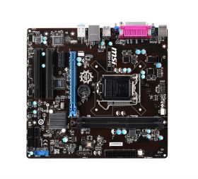B85M-P32 MSI Socket LGA 1150 Intel B85 Express Chipset Core i7 / i5 / i3 / Pentium / Celeron Processors Support DDR3 2x DIMM 2x SATA 3.0Gb/s Micro-ATX Motherboard (Refurbished)