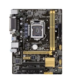 MBB85MDPU ASUS B85M-D PLUS Socket LGA 1150 Intel B85 Chipset 4th Generation Core i7 / i5 / i3 /Dual-Core Pentium / Celeron Processors Support DDR3 2x DIMM 4x SATA 6.0Gb/s Micro-ATX Motherboard (Refurbished)