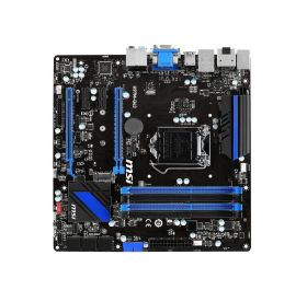 H97M-G43 MSI Socket LGA 1150 Intel H97 Chipset Core i7 / i5 / i3 / Pentium / Celeron Processors Support DDR3 4x DIMM 4x SATA 6.0Gb/s Micro-ATX Motherboard (Refurbished)
