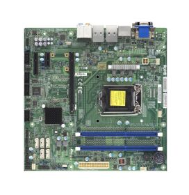 MBDX10SLQLB SuperMicro X10SLQ-L Socket LGA 1150 Intel Q87 Express Chipset 4th Generation Core i7 / i5 / i3 / Pentium / Celeron Processors Support DDR3 2xDIMM 5x SATA3 6.0Gb/s uATX Motherboard (Refurbished)