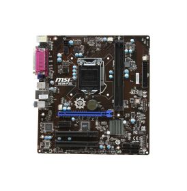 H81M-P32L MSI Socket LGA 1150 Intel H81 Chipset Intel Core i7/ i5 / i3 / Pentium / Celeron Processors Support DDR3 2x DIMM 2x SATA 3.0Gb/s Micro-ATX Motherboard (Refurbished)