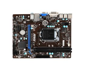H81M-P33-R MSI H81M-P33 Socket LGA1150 Intel H81 4th Generation Core i7 / i5 / i3 / Pentium / Celeron Processors Support DDR3 2x DIMM 6x SATA 3.0Gb/s Micro-ATX Motherboard (Refurbished)