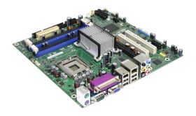 LAD945GTPLR Intel 945G Chipset Socket LGA-775 Processor Support 1066MHz FSB DDR2 micro-ATX Desktop Motherboard (Refurbished)