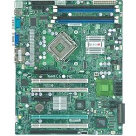 X7SB4 SuperMicro Socket LGA 775 Intel 3210 + ICH9R Chipset Intel Xeon 3000 Series/ Core 2 Quad/Duo Processors Support DDR2 4x DIMM 6x SATA 3.0Gb/s ATX Server Motherboard (Refurbished)