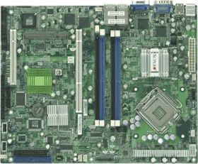 X7SBI SuperMicro Socket LGA 775 Intel 3210 + ICH9R Chipset Intel Xeon 3000 Series/ Core 2 Quad/Duo Processors Support DDR2 4x DIMM 6x SATA 3.0Gb/s ATX Server Motherboard (Refurbished)
