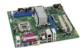 LADG41TY Intel DG41TY Socket LGA 775 Intel G41 Express + ICH7 Chipset Core 2 Duo/ Core 2 Quad/ Pentium Dual Core/ Celeron 400 Sequence/ Celeron Dual Core Processors Support DDR2 2x DIMM 4x SATA 3.0Gb/s Micro-ATX Motherboard (Refurbished)