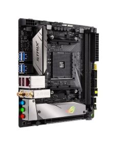 ROGSTRIXB350-IGAMING ASUS Socket AM4 AMD B350 Chipset AMD Ryzen/ 7th Generation A-Series/ Athlon Processors Support DDR4 2x DIMM 4x SATA 6.0Gb/s Mini-ITX Motherboard (Refurbished) ROG STRIX B350-I GAMING