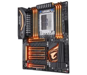 X399 AORUS Gaming 7 (rev. 1.0) Gigabyte Socket TR4 AMD X399 Chipset AMD Ryzen Threadripper Processors Support DDR4 8x DIMM 8x SATA 6.0Gb/s ATX Motherboard  (Refurbished)