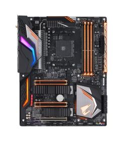 X470 AORUS GAMING 7 WIFI Gigabyte Socket AM4 AMD X470 Chipset AMD Ryzen Processors Support DDR4 4x DIMM 6x SATA 6.0Gb/s ATX Motherboard (Refurbished)