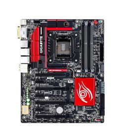 GA-Z97X-GamingG1 Gigabyte Socket LGA 1150 Intel Z97 Express Chipset Core i7 / i5 / i3 / Pentium / Celeron Processors Support DDR3 4x DIMM 6x SATA 6.0Gb/s Micro-ATX Motherboard (Refurbished) GA-Z97X-Gaming G1