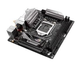 ROG Strix Z270I Gaming Asus Socket LGA 1151 Intel Z270 Chipset 7th/6th Generation Core i7/ i5 / i3/ Pentium / Celeron Processors Support DDR4 2x DIMM 4x SATA 6.0Gb/s Mini-ITX Motherboard (Refurbished)