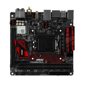 Z170I GAMING PRO AC MSI Socket LGA 1151 Intel Z170 Express Chipset 6th Generation Core i7 / i5 / i3 / Pentium / Celeron Processors Support DDR4 2x DIMM 4x SATA 6.0Gb/s Mini-ITX Motherboard (Refurbished)