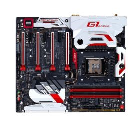 GA-Z170X-GamingG1(rev.1.0) Gigabyte Socket LGA 1151 Intel Z170 Express Chipset 7th/6th Generation Core i7 / i5/ i3 / Pentium / Celeron Processors Support DDR4 4x DIMM 6x SATA 6.0Gb/s Extended ATX Motherboard (Refurbished) GA-Z170X-Gaming G1 (rev. 1.0)