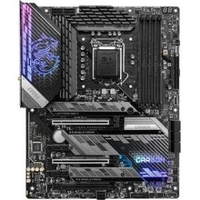 MPG Z590 GAMING CARBON WIFI MSI Socket LGA 1200 Intel Z590 Chipset Core i9 Processors Support DDR4 4x DIMM 6x SATA3 6.0Gb/s ATX Motherboard (Refurbished)