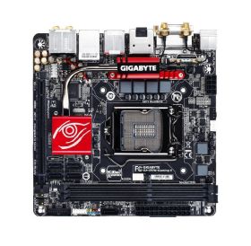 GA-Z97N-Gaming 5 Gigabyte Socket LGA 1150 Intel Z97 Express Chipset Core i7 / i5 / i3 Pentium / Celeron / Processors Support DDR3 2x DIMM 5x SATA 6.0Gb/s Mini-ITX Motherboard (Refurbished)
