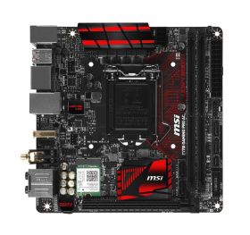 MB-Z17IGPA MSI Z170I GAMING PRO AC Socket LGA 1151 Intel Z170 Express Chipset 6th Generation Core i7 / i5 / i3 / Pentium / Celeron Processors Support DDR4 2x DIMM 4x SATA 6.0Gb/s Mini-ITX Motherboard (Refurbished)