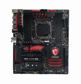X99A GAMING 9 ACK MSI Socket LGA 2011-3 Intel X99 Express Chipset Core i7 Extreme Edition Processors Support DDR4 8x DIMM 10x SATA 6.0Gb/s Extended-ATX Motherboard (Refurbished)