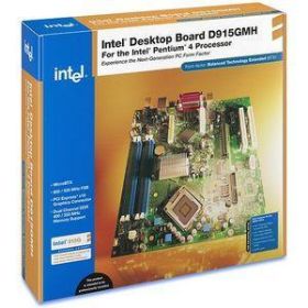 BOXD915GMHLK Intel Desktop Motherboard 915G Chipset Socket LGA-775 1 x Processor Support (Refurbished)