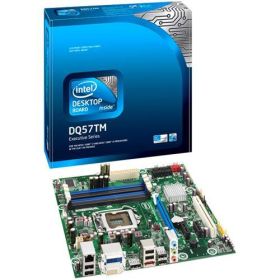 BLKDQ57TMPAK10 Intel DQ57TM Desktop MotherboardChipset Micro ATX Socket H LGA-1156 16GB DDR3 SDRAM SATA/300 5.1 Channel Audio (Refurbished)