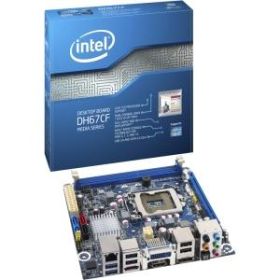 BOXDH67CF Intel Desktop Motherboard DH67CF iH67 Express Chipset Socket H2 LGA1155 mini ITX 1 x Processor Support (Refurbished)