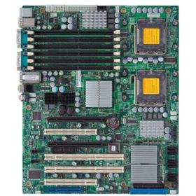 MBD-X7DAL-E-O SuperMicro X7DAL-E Socket LGA771 Intel 5000X Quad/Dual-Core Intel Xeon Processors Support DDR2 6x DIMM 6x SATA 3.0Gb/s ATX Server Motherboard (Refurbished)