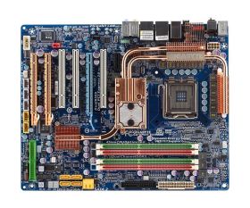 GA-EP45T-EXTREME Gigabyte P45/ICH10 Chipset Core 2 Extreme/ Core 2 Quad/ Core 2 Duo/ Pentium Dual Core/ Celeron Processors Support Socket LGA 775 ATX Motherboard (Motherboard) (Refurbished)