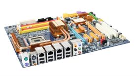 GA-EP45-DQ6 Gigabyte P45/ICH10 Chipset Core 2 Extreme/ Core 2 Quad/ Core 2 Duo/ Pentium Dual Core/ Celeron Processors Support Socket LGA 775 ATX Motherboard (Motherboard) (Refurbished)