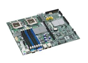 S5000VCLRSATA Intel S5000VCL ATX Dual Xeon/ 12GB DDR2/ PCIEX8/ I/O Expansion/ 2GBE/ SATA Server Motherboard (Refurbished)
