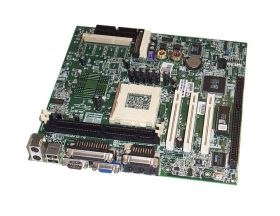 D7580-60003 HP Brio BA ATX PGA370 Motherboard (System Board) with 3 PCI and 1 ISA Slot and Integrated Video (Refurbished)