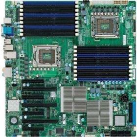 X8DAH+-O SuperMicro X8DAH+ Dual Socket LGA 1366 Intel 5520 Chipset Intel Xeon 5600/5500 Processors Support DDR3 18x DIMM 6x SATA2 3.0Gb/s Enhanced Extended ATX Server Motherboard (Refurbished)