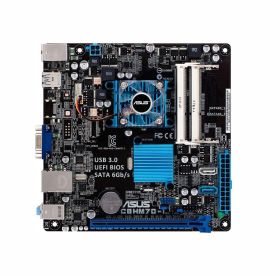 90MB0DJ0-M0EAY0 ASUS Intel HM70 Chipset Intel Celeron 847 Processors Support DDR3 2x SO-DIMM 1x SATA 3.0Gb/s Mini-ITX Motherboard (Refurbished)