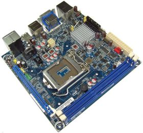 BLKDH57JG Intel DH57JG Socket LGA 775 Intel H57 Express Chipset Core i7/ i5 / i3 Processors Support DDR3 2x DIMM 4x SATA 3.0Gb/s Mini-ITX Motherboard (Refurbished)