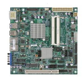 X9SCAAO SuperMicro X9SCAA Socket FCBGA559 Intel NM10 Express Chipset Intel Atom N2800 Processors Support DDR3 SO-DIMM 2x SATA3 3.0Gb/s Mini-ITX Motherboard (Refurbished)