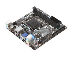 H61I-E35-B3 MSI H61I-E35 (B3) Socket LGA 1155 Intel H61 Chipset Core i7 / i5 / i3 Processors Support DDR3 2x DIMM 4x SATA2 3.0Gb/s Mini-ITX Motherboard (Refurbished)
