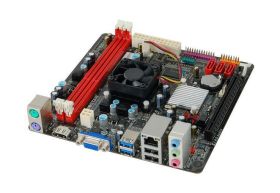 A68I-350-DELUXE Biostar Socket BGA FT1 AMD A68 Chipset AMD Fusion APU 350D Dual-Core Processors Support DDR3 2x DIMM 3x SATA 6.0Gb/s Mini-ITX Motherboard (Refurbished)