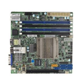 MBD-X10SDV-4C-TLN4F-O SuperMicro X10SDV-4C-TLN4F Single Socket FCBGA 1667 System On Chipset Intel Xeon D-1518 Processors Support DDR4 4x DIMM 6x SATA3 6.0Gb/s Mini-ITX Server Motherboard (Refurbished)