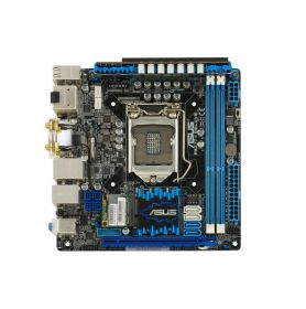 90-MIBI70-G0EAY0DZ ASUS P8Z77-I DELUXE Socket LGA 1155 Intel Z77 Chipset 2nd/ 3rd Generation Core i7 / i5 / i3 / Pentium / Celeron Processors Support DDR3 2x DIMM 2x SATA 6.0Gb/s Mini-ITX Motherboard (Refurbished)
