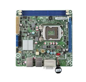 S1200KPR Intel Socket LGA 1155 Intel C206 Chipset Intel Xeon E3-1200/ Celeron G500/ Pentium G600 Processors Support DDR3 2x DIMM 4x SATA 3.0Gb/s Mini-ITX Server Motherboard (Refurbished)