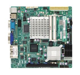 X7SPA-H-D525-O SuperMicro X7SPA-H-D525 Intel ICH9R Express Chipset Intel Atom D525 Processors Support DDR3 2x DIMM 6x SATA 3.0Gb/s Mini-ITX Motherboard (Refurbished)