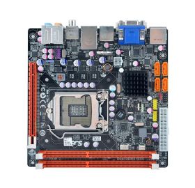 H55H-I ECS Socket LGA 1156 Intel H55 Express Chipset i5 / i3 Processors Support DDR3 2x DIMM 4x SATA 3.0Gb/s Mini-ITX Motherboard