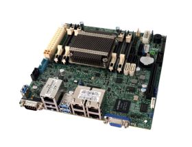 MBDA1SAI2550FO SuperMicro A1SAi-2550F Socket BGA1283 System On Chipset Intel Atom C2550 Processors Support DDR3 4x DIMM 2x SATA3 6.0Gb/s Mini-ITX Motherboard (Refurbished)