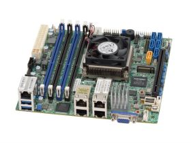 MBD-X10SDV-2C-TLN2F SuperMicro X10SDV-2C-TLN2F Socket FCBGA 1667 System on Chipset Intel Pentium D1508 Processors Support DDR4 4x DIMM 6x SATA3 6.0Gb/s Mini-ITX Motherboard (Refurbished)
