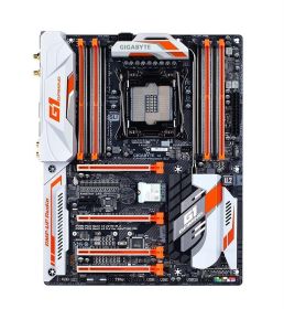 GA-X99-PhoenixSLI Gigabyte Socket LGA 2011-3 Intel X99 Express Chipset Xeon E5-1600/ E5-2600/ E5-4600 v3/v4 Core i7 Processors Support DDR4 8x DIMM 10x SATA ATX Motherboard (Refurbished) GA-X99-Phoenix SLI