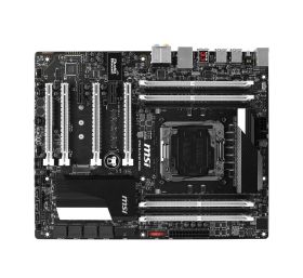 X99A-SLI-KRAIT-EDITION-NBP MSI Socket LGA 2011-3 Intel X99 Express Chipset Core i7 Extreme Edition Processors Support DDR4 8x DIMM 10x SATA 6.0Gb/s ATX Motherboard (Refurbished)